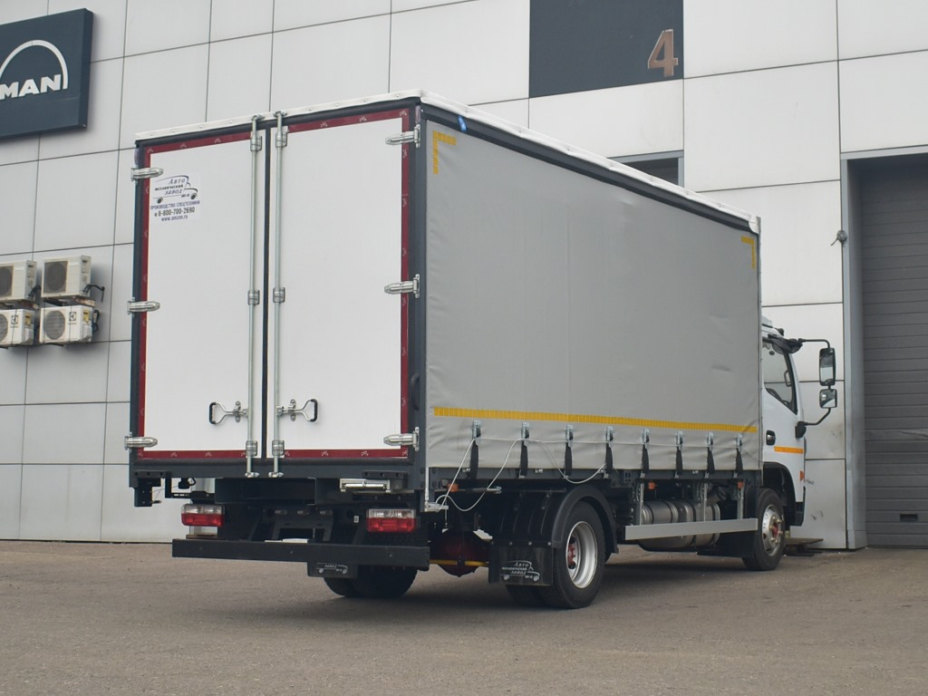 Бортовой тентованный фургон с шторой DongFeng Z80L